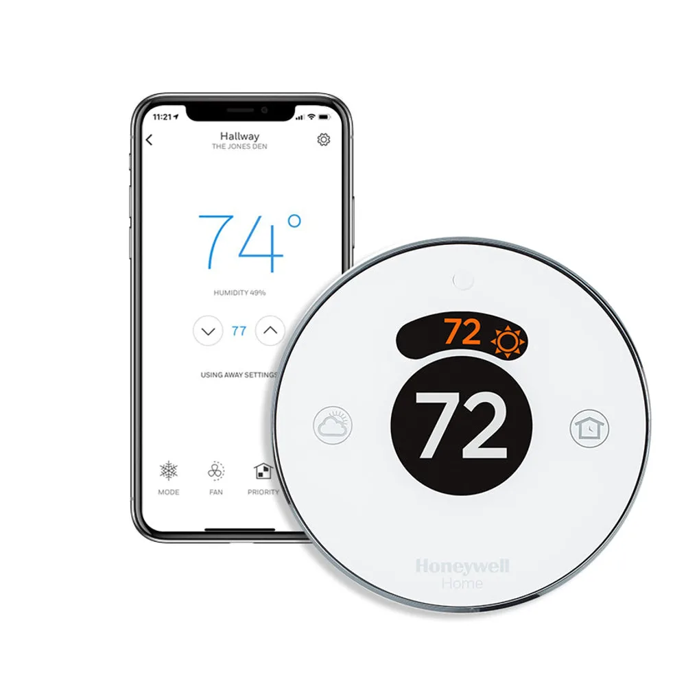 Honeywell Home Round Wi-Fi Smart Thermostat (Lyric Round / T5-familie)