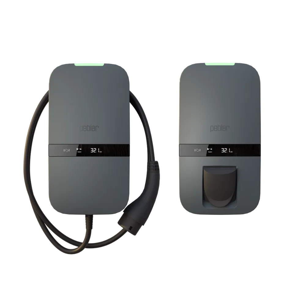 Peblar Business (22 kW, Type 2, socket/contactdoos, MID-meter, optioneel V2G)
