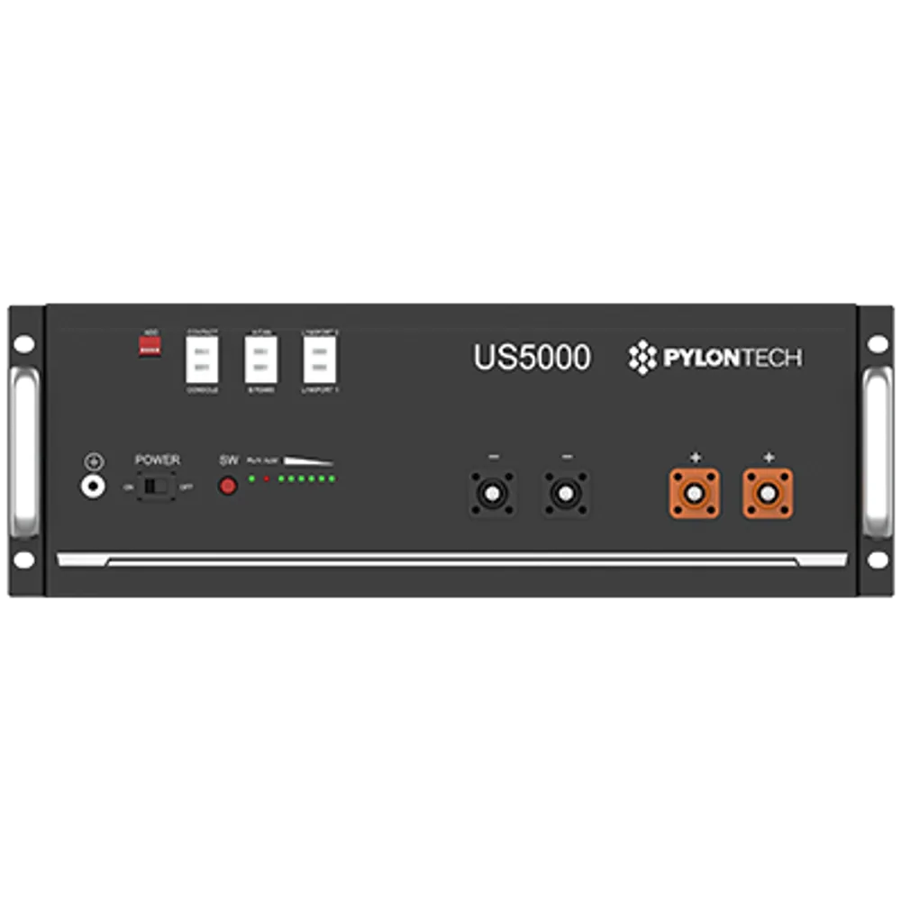 US5000 / US5000B / UP5000 (48V, 4,8 kWh laag-voltage rackmodule)